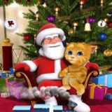 Download Talking Santa meets Ginger Cell Phone Game